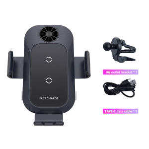 Tự động kẹp xe sạc không dây cho Samsung Galaxy Z lật 5 4 3 note20 15 14 13 12 11 Max Air Vent Núi Điện thoại hholder