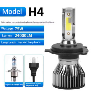 2PCS Car LED Headlight H4 H7 H8 9005 60W 15000LM 6000K Foglight Auto Headlight Hi/Low Plug&Play For Motorcycle