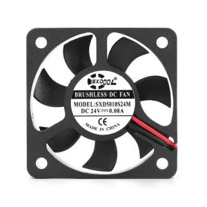 2pcs cooling fan 5cm 5010 DC 24V 2Pin 5CM 50x50x10mm 50mm PC Heatsink Cooler Cooling Fan SXDOOL customized OEM