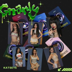 POTOCARD KATSEYE GNARLY [BISA COSTUME DESAIN BIAS MU!] / ID Card PVC / Kartu Member / Kartu Pelajar