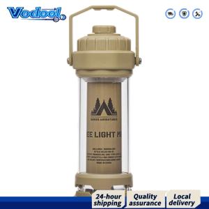 【Fast delivery】 โคมไฟตั้งแคมป์ 2600mAh แบบชาร์จไฟได้ 85LM พร้อมผ้าคลุมและกระเป๋าเก็บ