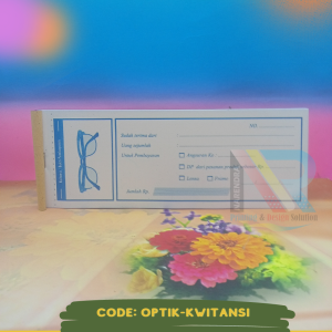 Nota Optik Kacamata | Siap Kirim | Grosir  |  Murah  |  1 & 2 ply |  Percetakan  Narendra
