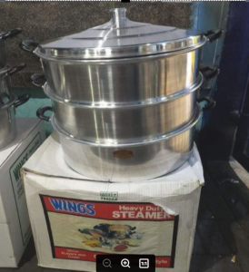 Wings Steamer / 50cm 3 Layers Aluminum Steamer / Steamer for siopao and siomai / aluminum steamer / steamer / heavy duty steamer