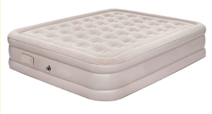 Mocha Flyaway Air Bed Single Double King Size Camping Travel Air Mattress With  Pump Quick Inflate