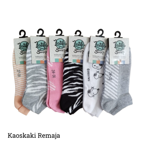 Kaos Kaki Pendek Remaja Semata kaki Bahan Cotton