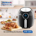 Nồi Chiên Không Dầu Điện Tử BlueStone AFB-5876 (5.5 Lít) - Công suất 1800W - Greblon - Lớp phủ cao cấp của Đức - Công nghệ  Rapid Air, giảm 80% lượng dầu mỡ - Bảo hàng 2 năm - Hàng chính hãng. 