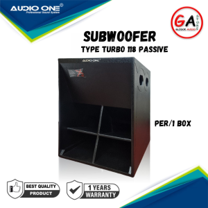 1BOX Turbo 18 Inch Audio One Original Type Turbo 118 SUBWOOFER 18IN PASIF 1200WATT | GA