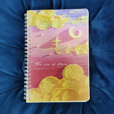 10PCS Notebook Set for High School Elementary 60leaves 120pages School Supplies Aesthetic Student School Office