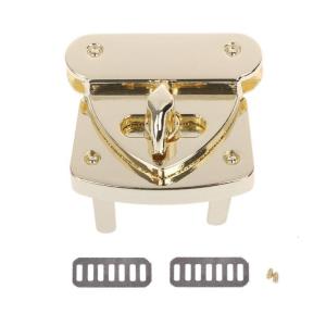 Kim loại kẹp mới khóa xoay khóa xoay da tự làm túi xách túi phần cứng accessori