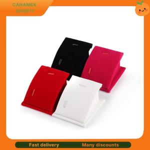 ❣️❣️❣️ Jewelry Stand Holder for Counter Show Props Pendants Necklaces Chains Gifts Organizer Velvet Mini Potable Display Rack