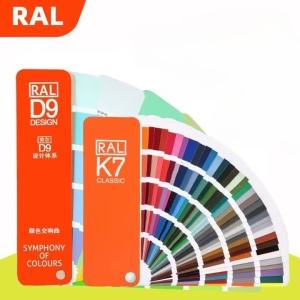 RAL Color Card Raul Standard Chart RAL-D9 Designer Compact Edition RAL-K7 Original Version Color Symphony Professional Reference