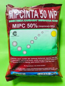 Insektisida Karbamat MIPCINTA 50WP kemasan 100gr 500gr F