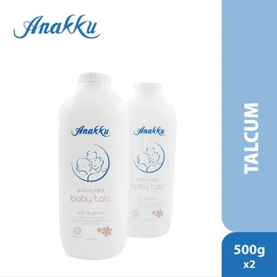Anakku Baby Talcum | Bedak Talkum Bayi 500g x 2 TP500