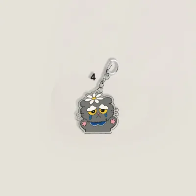 YF G-DRAGON Keychain Acrylic Pendant Concert Daisy Flower ZOFRIENDS Bags Accessories Stars Periphery FY