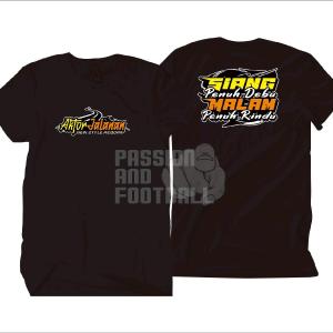 T-SHIRT AKTOR JALANAN SIANG PENUH DEBU ( SABLON DTF ) (BAYAR DITEMPAT)