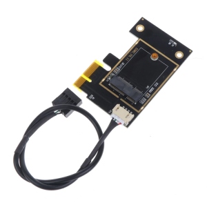 Wireless Wifi PCI-E 1X to for M.2 NGFF Desktop WI-FI Adapter for AX200 9260AC 8260AC 7265AC 7260AC BCM94350