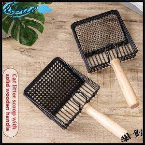 【dipao】 Large Stainl Steel Metal Sand Ovel Poop Scooper Fine Hole Tofu Sand Litter Ovel Dirt Scoop Pet Supplies