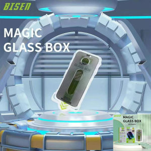 BISEN BG-773 Magic Glass Box 28°Privacy Tempered Glass For IP X/XS/ XR/XSMAX/11/12/13/14/15/16/17/Plus/Pro/Promax. Sealing Film.One Pull Dust-Free Instant Fit. Anti-Explosion Scratch Proof.Screen Protector Smartphone Accessory Protection Cover Cellphone.