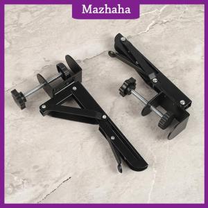 Mazhaha L-shaped Foldable Desktop Bracket Heavy-duty Punch-free Space-saving Desktop Extension Plate Rack Hardware Accessories