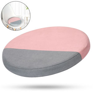 33X33X4cm Memory Foam Chair Cushion Round Tatami Futon Sofa Cushions Deerskin Fleece Home Office Chair Pad