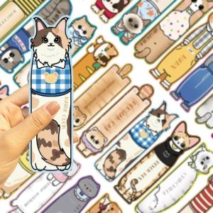 30Pcs Animal Cats Kitten Bookmarks Book Mark Book Page Divider 1.6x5.6In Bookmarks for Book Lover Reader Student Teacher