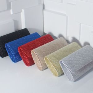 XSDDSF หรูหราสุดหรู กระเป๋าคลัทช์เย็น กลิตเตอร์ แฟชั่นสำหรับผู้หญิง กระเป๋าถือเย็นแชมเปญ ถุงใต้วงแขน วินเทจ กระเป๋าสะพายไหล่แบบสั้น สำหรับผู้หญิง