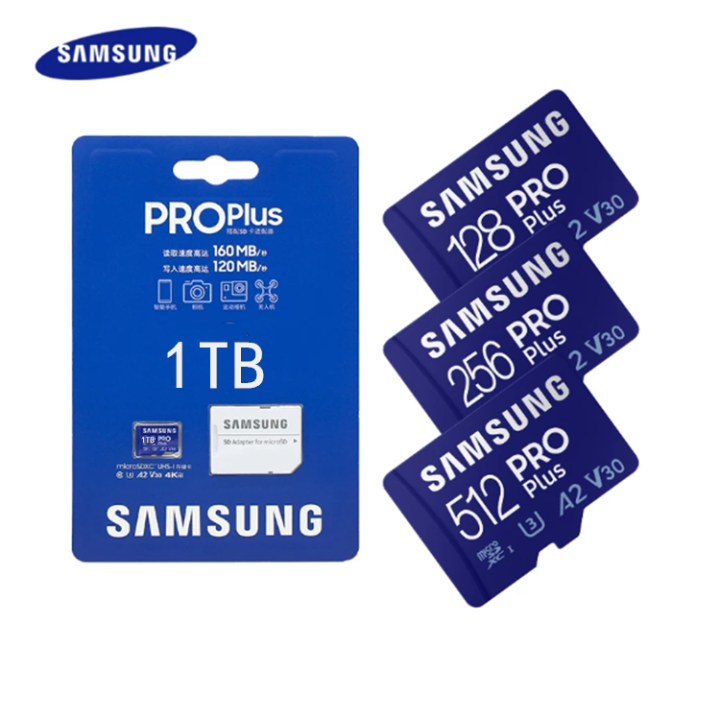 Samsung PRO Plus Memory Card With USB Card Reader 256GB 512GB