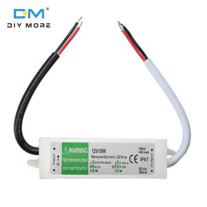 Diymore AC 90-250V Để DC 12V Không Thấm Nước Cung Cấp Điện IP67 10W 15W LED Nguồn cấp điện chuyển đổi trình điều khiển Cho đèn LED dải