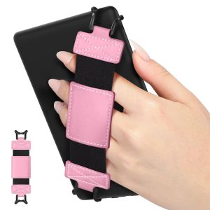 MoKo Soft Hand Strap for 6-8" Kindle eReaders Fire Tablet Kindle/Kobo/Voyaga/Lenovo/Sony Kindle E-Book Tablet Handle Grip High-Elasticity Versatile Hand Strap Lightweight Finger Grip Holder