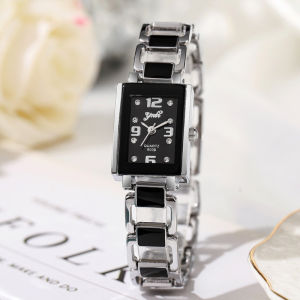 Gold-colored womens watch student style Korean design elegant quartz watch with a unique and sophisticated look