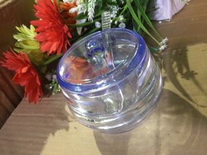 Combo 10 hũ đựng gia vị nhựa Acrylic cao cấp đường kính 13cm kèm muỗng nắp đậy