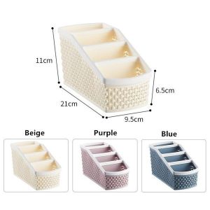 Giỏ Nhựa Nhiều Ngăn Khay Nhựa 4 Ngăn Đựng Bút Đựng Đồ Đa Năng VIỆT NHẬT 5696 - TADAHOME