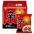 Lốc 5 Gói Mì Cay Hàn Quốc Shin Ramyun Nongshim (120g / Gói). 