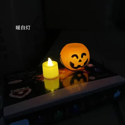 Halloween Pumpkin Candy Bucket Plastic Pumpkin Bucket Halloween Candy Bucket with Handle Trick or Treat Bucket Small Portable Decorative Pumpkin Bucket Party Favor
