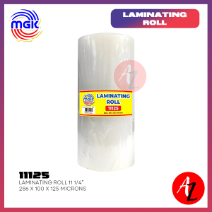 MGK Laminating Roll - (11 1/4" width) 286 X 100 X 125 & 286 X 50 X 250 Microns Clear Durable & Long-Lasting