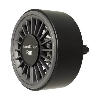 BLALION Car Mini Fan Air Outlet Fan Colorful Ambient Light Type C Charging Port Car Air Outlet Clip Fans 3 Speeds Air Freshener