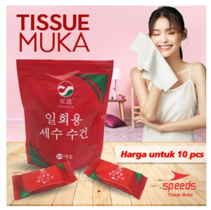 SPEEDS Tisu Wajah 26x23cm Mini Tisu Mini Permen Kompres Tissue  Lembut Traveling