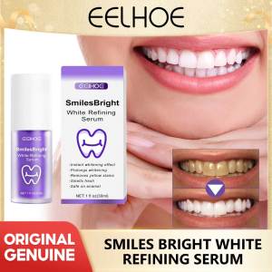 Eelhoe Purple Toothpaste Removing Tooth Stains Oral Deep Cleansing Breath Freshens Teeth Brighten Color Corrector Toothpaste Mousse Toothpaste Teeth Cleaning Purple Toothpaste Yellow Teeth Removing Tooth Stains Oral Cleaning Hygiene