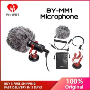 BY-MM1 Boya Microphone High Definition Compact On-Camera Smartphone Video for Youtube Tiktok Vlog Livestreaming.