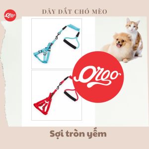 Dây dắt chó mèo dạng yếm Orgo nhiều loại xích chó mèo
