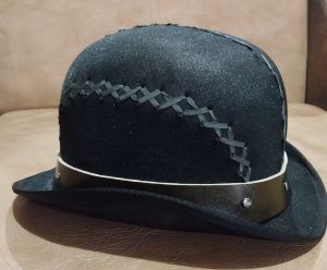 Topi bowler anyam/ topi demang//topi bersepedah// topi ontel // topi bowler //  topi gaul //topi unik
