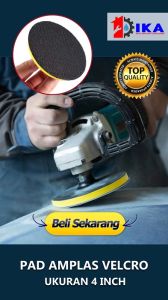 PAD AMPLAS / DUDUKAN / TATAKAN / RUBBER PAD / VELCRO GERINDA TANGAN