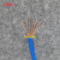 [HCM][1x6mm2] Dây điện đơn LiOA 6mm2 bọc nhựa PVC màu xanh - Cuộn 10 mét. 