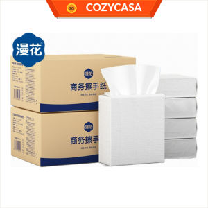 【COZYCASA】【20 packs/Box】Manhua Commercial Tissue Hand Towels Paper 120 Sheets For PublicUse