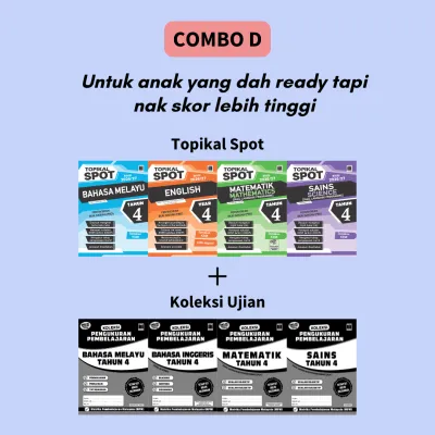 [MyEducationBooks] SKOR A Ujian Akhir Tahun COMBO (MPT4 dan UASA format sebenar 2026)