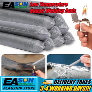3PCS Powder Cored Aluminum Welding Rod Low Temperature Easy Melt Aluminum Welding Soldering Rods No Need Solder Powder Welding Tool