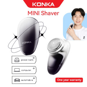 KONKA MINI Shaver electric trimmer man razor Pocket Size Rechargeable Shaver Waterproof Mini Body Shaving Machine Trimmer Shaver Men Razor Mesin Cukur Janggut 剃須刀電動
