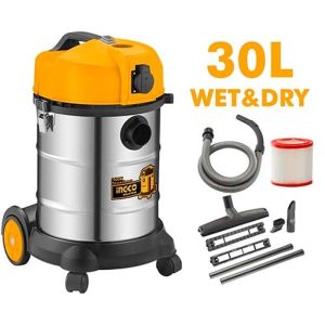 INGCO WET & DRY VACUUM CLEANER 1400W 30L TANK VC14301