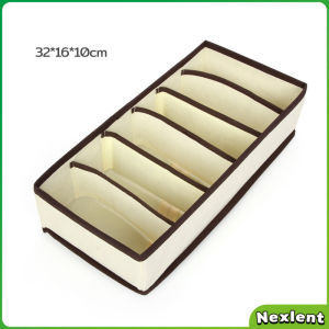 Nexlent Bra Underwear Panty Sock Organizer Foldable Wardrobe Drawer 6 Grids 7 Grids 8 Grids 24 Grids