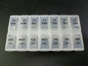 Plastic Medicine Pill Box Storage Organizer